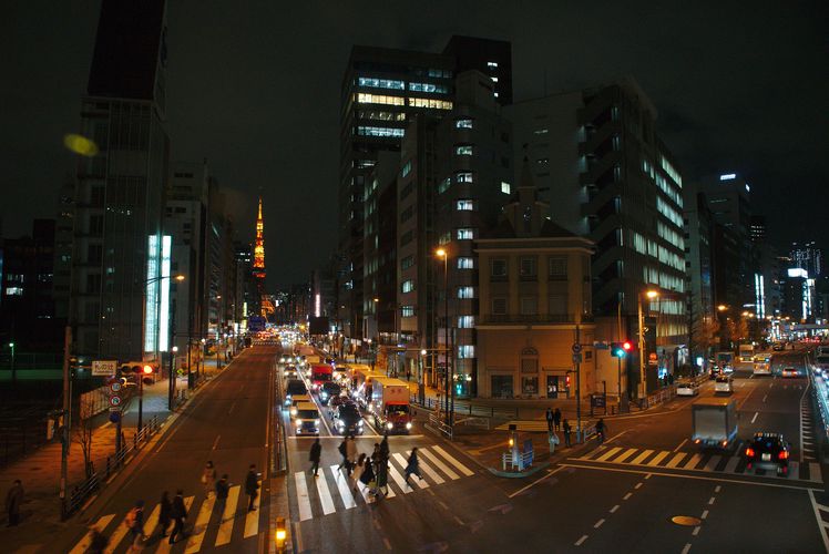 Minato City crossing